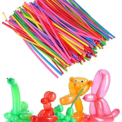 50 X Globo Largo N260 Liso Para Hacer Figuras Globoflexia