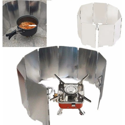 Protector De Viento Para Cocinilla Portátil Camping 67x24cm