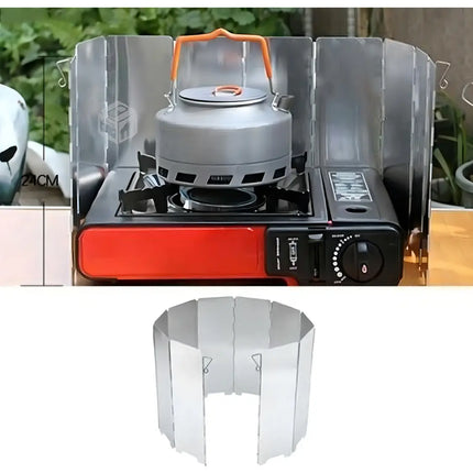 Protector De Viento Para Cocinilla Portátil Camping 67x24cm