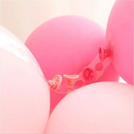 2 X Cinta Para Armar Arcos De Globos + 200 Puntos Gel Adhesiva