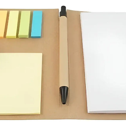 Libreta Memo Set Ecológica Grande 10x15cm + Lápiz Ecológico