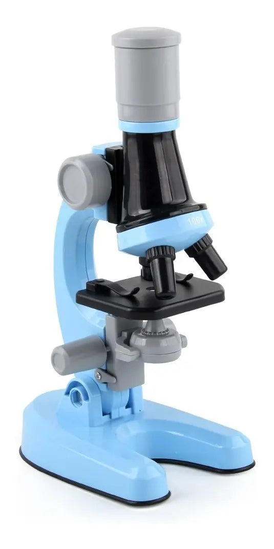 Kit Microscopio Compuesto Con Luz 100x A 450x + Accesorios