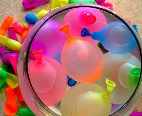 200 Bombita De Agua Globo Colores Bolsa + Adaptador Surtido