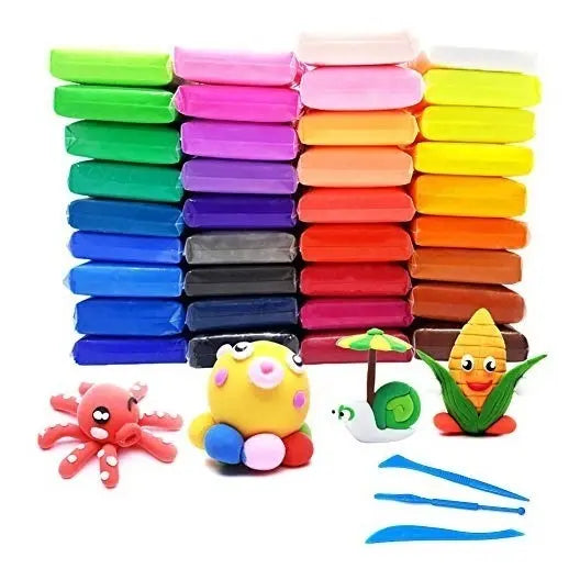 24 Masa Fummy Moldeable, Tipo Goma Eva Gummy Slime + Estecas