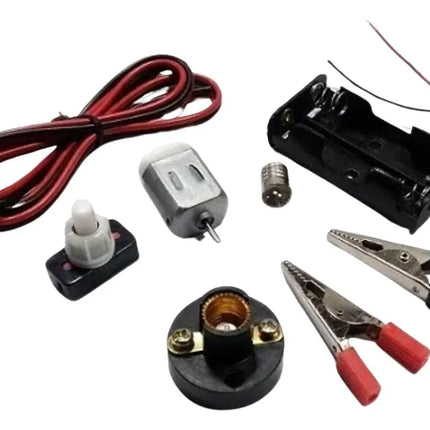 Kit Circuito Eléctrico Escolar 8 Piezas, Proyecto Eléctrico