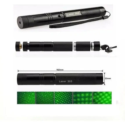 Puntero Laser Verde Astronómico Batería 10.000 Mw + Llave