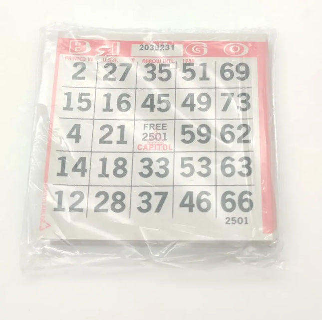 100 Cartones De Bingo, Colores Surtidos