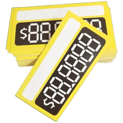 100 Etiquetas De Cartón Para Poner Precios 4.5x6.5cms