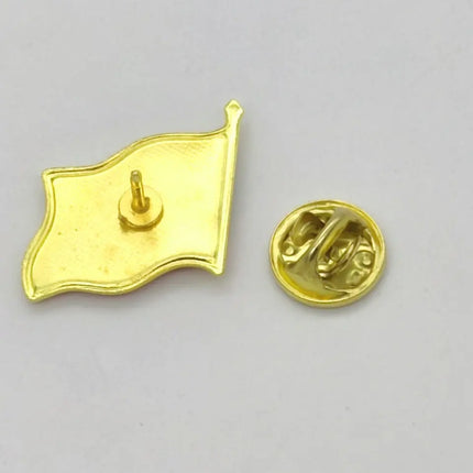 12 X Piocha, Pin, Bandera Chilena Metálica, Botón, Chile
