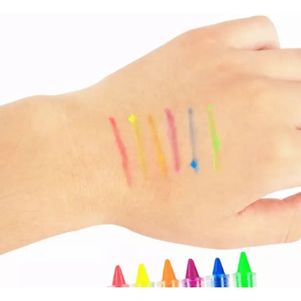 Maquillaje Flúor, Pinta Carita Y Cuerpo, Fliestas Fluor Uv