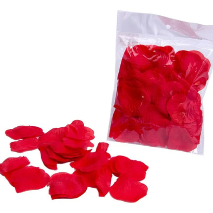 San Valentín 25 Globos Corazón 200 Pétalos De Rosa + Te Amo