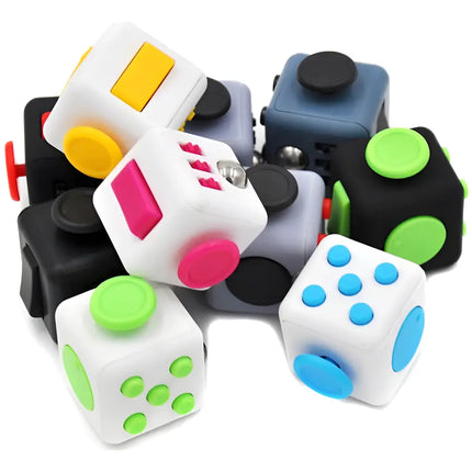 3 X Fidget Cube Antiestres Con 6 Funciones, Juguete Estress