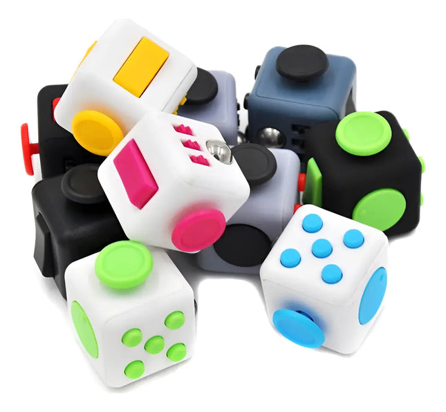 3 X Fidget Cube Antiestres Con 6 Funciones, Juguete Estress