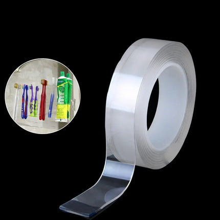 2x Cinta Silicona Adhesiva Doble Contacto Fas, Mágica 100cms