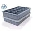 2 Cubetas Silicona Cubetera Silicona Cubetas Hielo C/tapa 15 Negro / 7.62 cm / 6.35 cm / 19 cm / 31.75 cm
