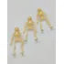 3x Esqueleto Cuerpo Humano 12cms Educa Decoración Halloween