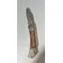 Corvo Cuchillo Cortapluma + Seguro, Madera Grande 21cms #3 Madera