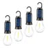 Pack X 4 Ampolleta Solar Recargable Usb Emergencia Portátil Blanco cálido