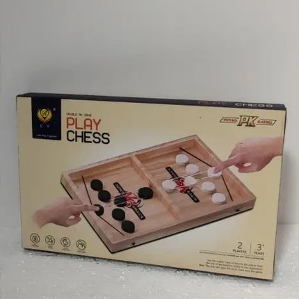 Juego De Mesa Hockey Jokey Lanzador Discos 2 Jugadores #2