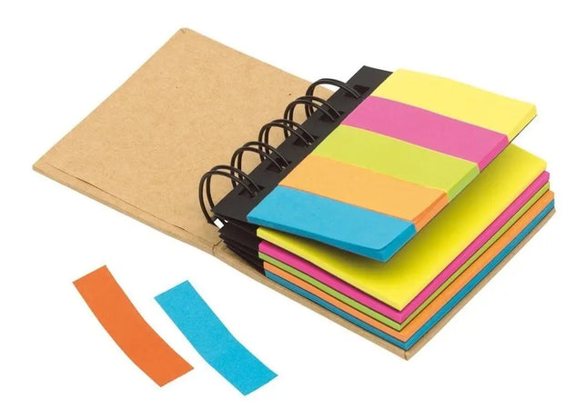 Memo Box Espiral, Papel Memo Adhesivo, Cuadernillo Mensajes