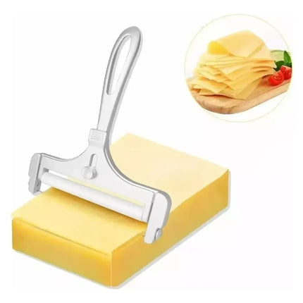 Rebanador Corta Queso Ajustable Aluminio Cortador Mantequilla
