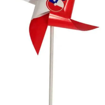 Pack 10 Remolinos Bandera Chilena Fiestas Patrias 15 Cm Remolino