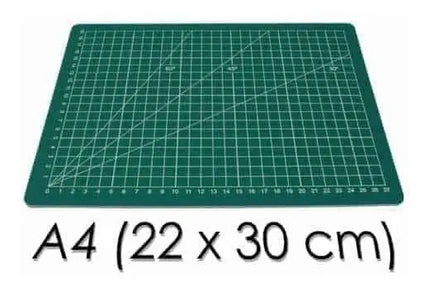 Base Tabla Cubierta Para Corte Salva corte Mat A4 22x30cms