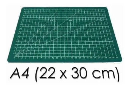 Base Tabla Cubierta Para Corte Salva corte Mat A4 22x30cms