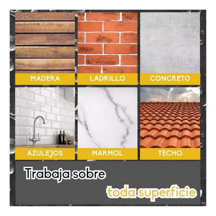 Tapagoteras Sellador Impermeabilizante Líquido 300g + Brocha