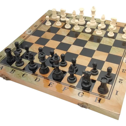 Ajedrez Gigante Xl 48x48cms Piezas Grandes En Maleta De Lujo