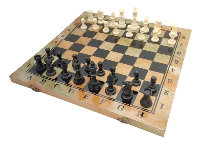 Ajedrez Gigante Xl 48x48cms Piezas Grandes En Maleta De Lujo