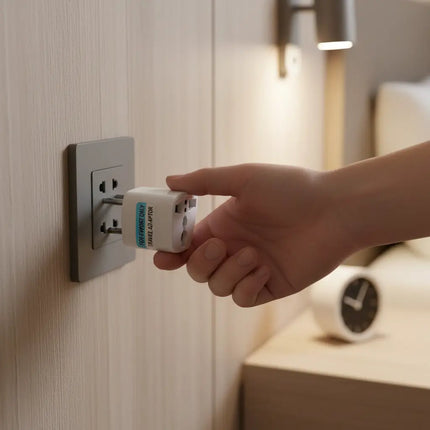 Adaptador Acalazyas Xl Pro Enchufe Universal Multiplug A Chileno 220v Blanco