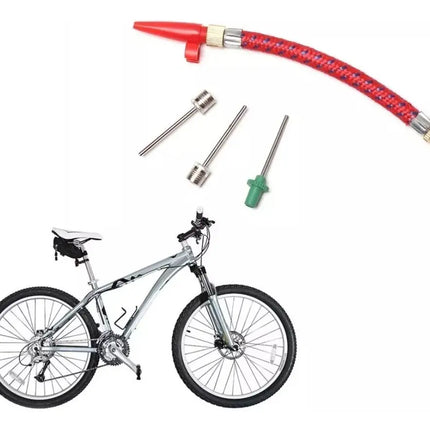 Kit De 5 Piezas Agujas De Inflar Balones Llanta Bici