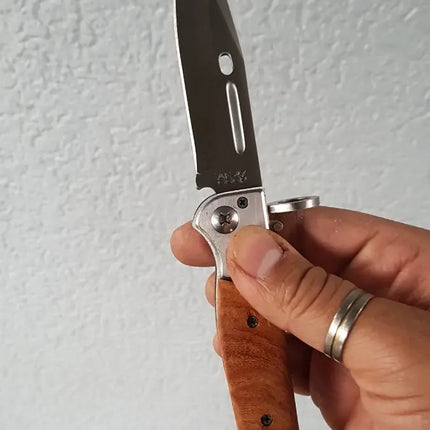 Bayoneta Ak47/cuchillo Puñal Plegable De Bolsillo Automática Verde musgo