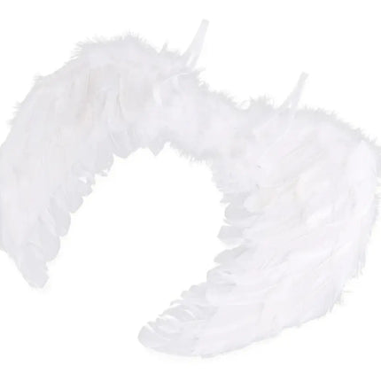 Alas De Ángel Grandes, Plumas Cosplay Disfraz Blanco 80x60cm Blanco