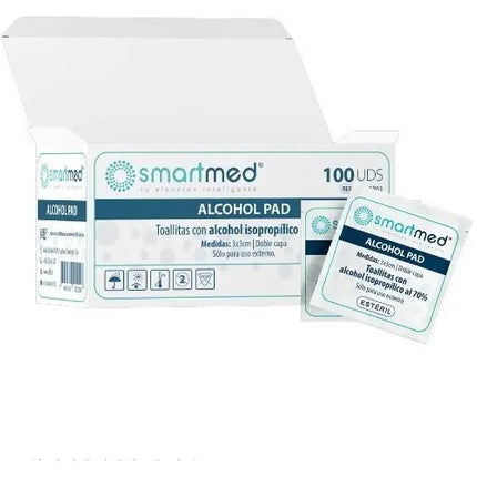 Smartmed Alcohol Pad Caja 100 Ud