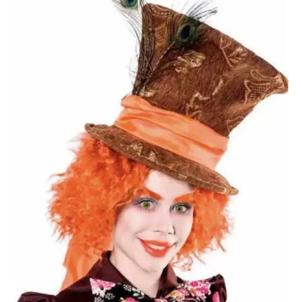 Gorro Cosplay Sombrerero Loco Alicia País De Las Maravillas Café