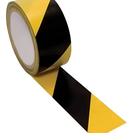 Cinta Peligro Delimitadora Amarilla-negra Adhesiva 30mts X 5cm