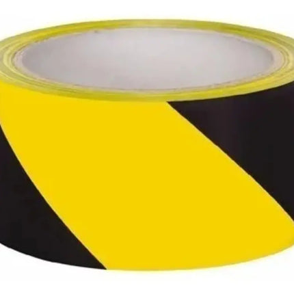 Cinta Peligro Delimitadora Amarilla-negra Adhesiva 30mts X 5cm