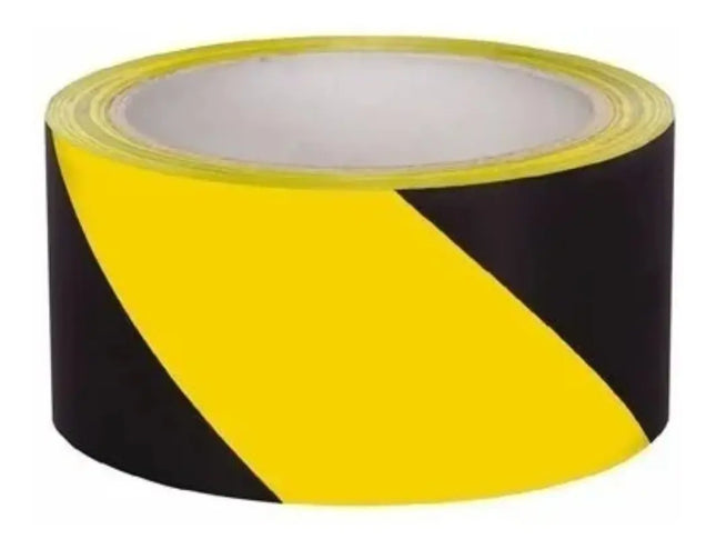 Cinta Peligro Delimitadora Amarilla-negra Adhesiva 30mts X 5cm