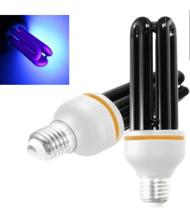 Ampolletas Ultravioleta Luz Negra Uv Fiestas Flúor negra Uv