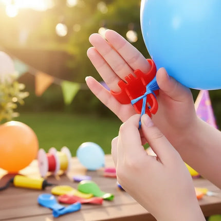 2 X Herramienta Para Hacer Nudos A Globos, Atador De Globos