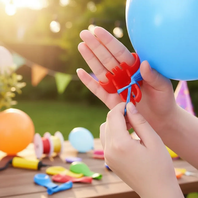 2 X Herramienta Para Hacer Nudos A Globos, Atador De Globos