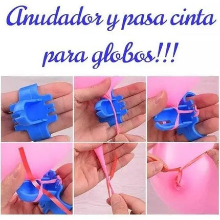 2 X Herramienta Para Hacer Nudos A Globos, Atador De Globos