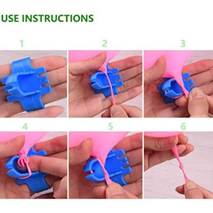 2 X Herramienta Para Hacer Nudos A Globos, Atador De Globos