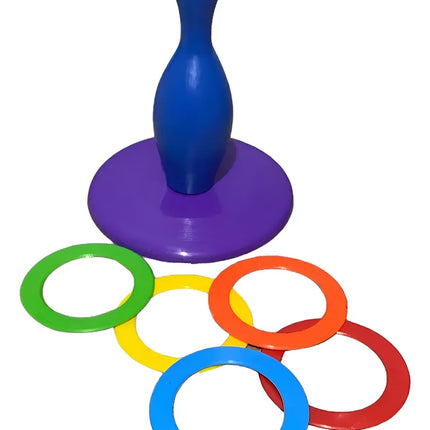5 Argollas Juego Típico Chileno Tiro A La Botella Emboque