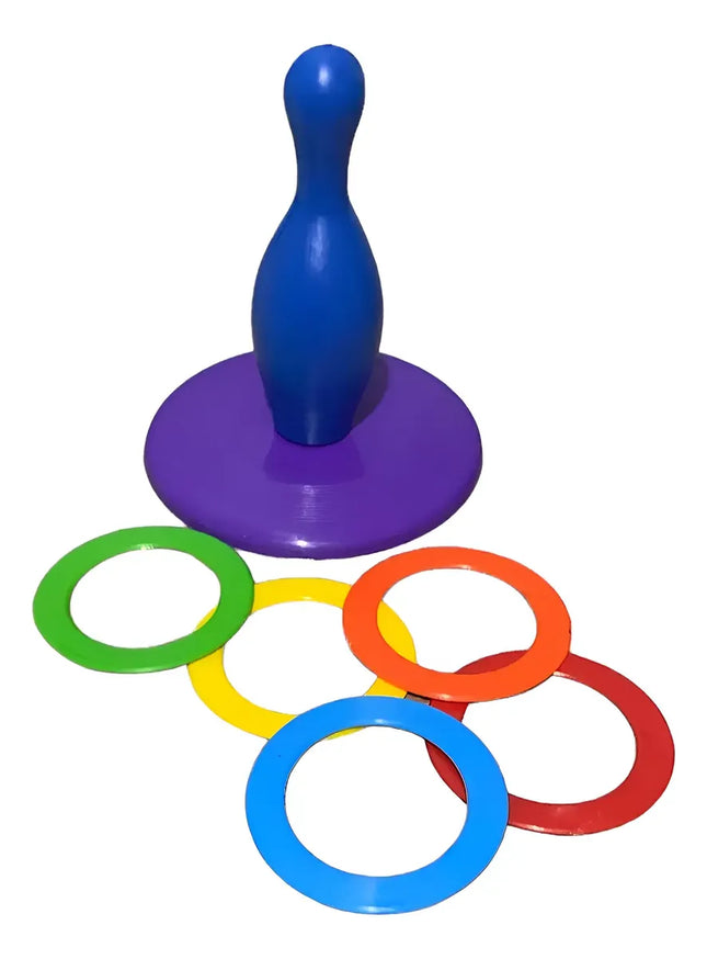5 Argollas Juego Típico Chileno Tiro A La Botella Emboque