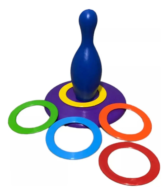 5 Argollas Juego Típico Chileno Tiro A La Botella Emboque