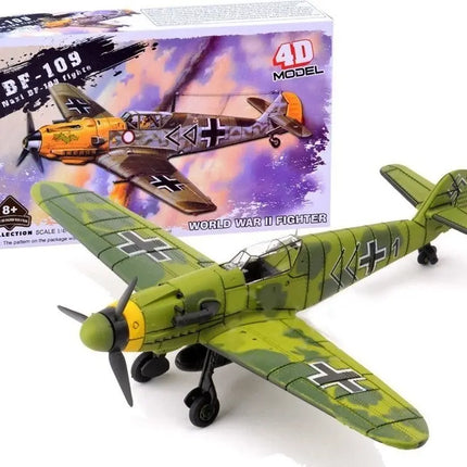 Avión De Guerra Bf-109, Aero Modelismo 1:49 De Colección