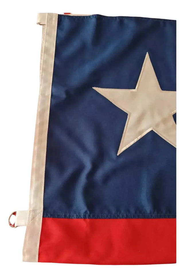 Bandera Chilena 120 X 180cms Tela Trevira Reforzada